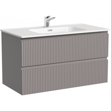 Тумба с раковиной Sancos Snob R SNR90SM/CN7002 90 doha soft