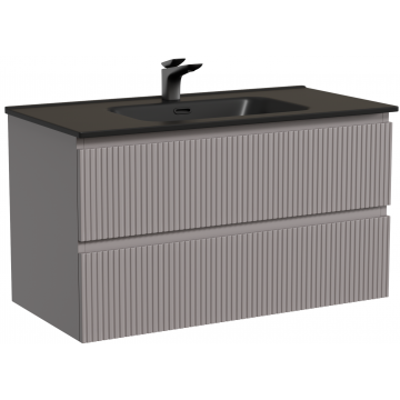Тумба с раковиной Sancos Snob T SNT90SM/CN7002MB 90 doha soft
