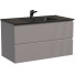 Тумба с раковиной Sancos Snob R SNR90SM/CN7002MB 90 doha soft