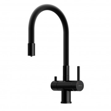 Смеситель для кухни Sancos Lucia SC4004MB матовый черный/черный