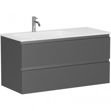 Тумба под раковину Sancos Folk FL100LGS 100 grey soft