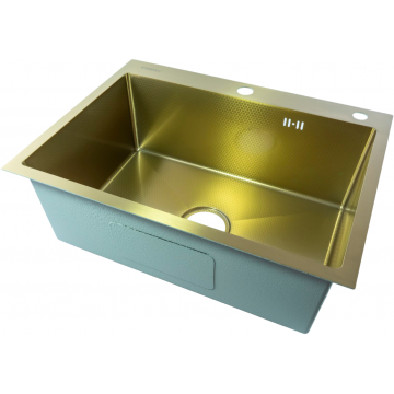 Мойка для кухни Fmark FSC6045C 60x45 матовое золото