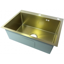 Мойка для кухни Fmark FSC6050C 60x50 матовое золото
