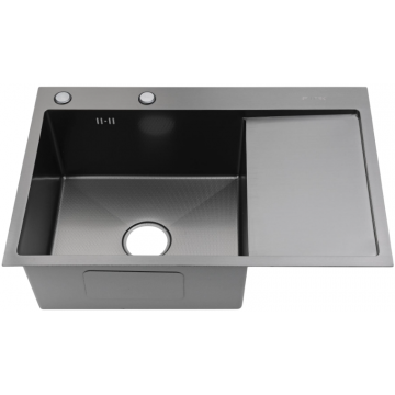 Мойка для кухни Fmark FSC6550Q-L 65x50 графит