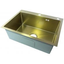 Мойка для кухни Fmark FSC7550C 75x50 матовое золото