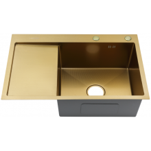 Мойка для кухни Fmark FSC7550C-R 75x50 матовое золото
