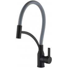 Смеситель для кухни Fmark FS8244H-04 черный/серый