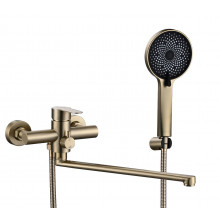 Смеситель для ванны Fmark FS8225C матовое золото