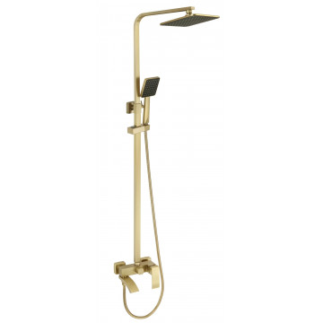 Душевая система Fmark FS8645-1C матовое золото