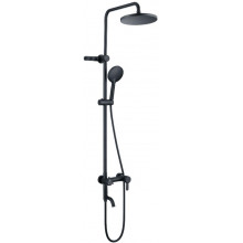 Душевая система Fmark FS8345H черный матовый