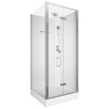 Душевая кабина Cerutti SPA Bella 90T 90х90 прозрачное/черный