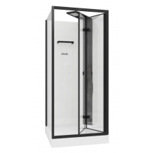 Душевая кабина Cerutti SPA Bella 90B 90х90 прозрачное/черный