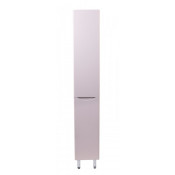 Шкаф-пенал Style Line Бергамо 30 L Люкс Plus СС-00002326 с корзиной белый антискрейч