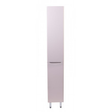 Шкаф-пенал Style Line Бергамо 30 L Люкс Plus СС-00002326 с корзиной белый антискрейч