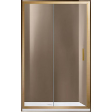 Душевая дверь Vincea Garda VDS-1G140CLG 140 брашированное золото/прозрачное