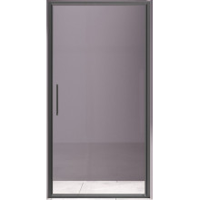 Душевая дверь Vincea Slim VDP-4SL100CLGM 100 вороненая сталь/прозрачное