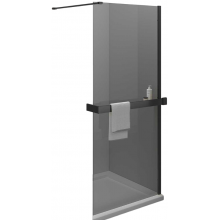 Душевая перегородка Vincea Walk-In HR VSW-4HR100CGB 100 черный/тонированное