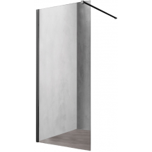 Душевая перегородка Vincea Walk-In VSW-1H600CLB 60 черный/прозрачное