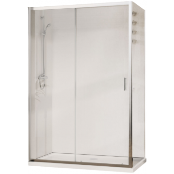 Душевой уголок Vincea City VSR-5CT9011CL 110x90 хром/прозрачное