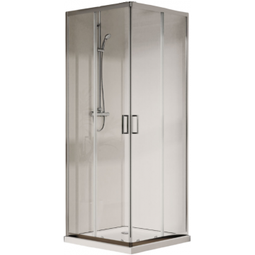 Душевой уголок Vincea City VSS-5CT9010CL 100x90 хром/прозрачное