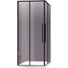 Душевой уголок Vincea Slim-N VSS-4SN9010CLB 100x90 черный/прозрачное