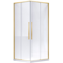 Душевой уголок Vincea Slim-N VSS-4SN9010CLG 100x90 брашированное золото/прозрачное