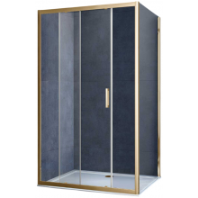 Душевой уголок Vincea Alpha VSR-3AL8015CLG 150x80 брашированное золото/прозрачное