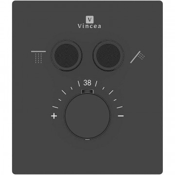 Смеситель для душа Vincea VSCV-321T-MMB с термостатом черный