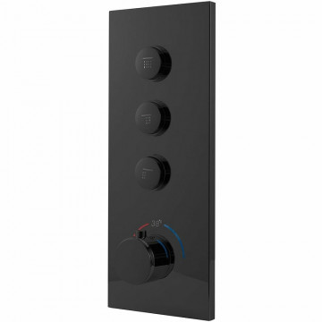 Смеситель для душа Vincea VSCV-433TMB с термостатом черный