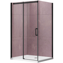 Душевой уголок Vincea Dice VSR-4D9016CLB 160x90 черный/прозрачное