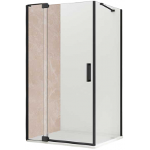 Душевой уголок Vincea Extra VSR-1E111280CLB 110/120x80 черный/прозрачное