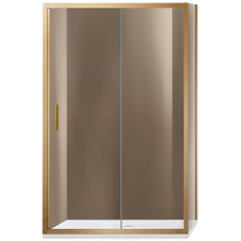 Душевой уголок Vincea Garda VSR-1G9013CLG 130x90 брашированное золото/прозрачное
