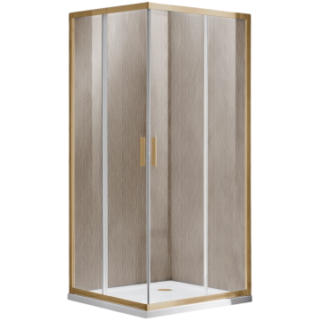 Душевой уголок Vincea Garda VSS-1G8012CLG 120x80 брашированное золото/прозрачное