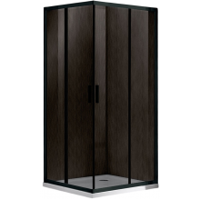 Душевой уголок Vincea Garda VSS-1G9011CGB 110x90 черный матовый/тонированное