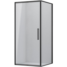 Душевой уголок Vincea Slim VSR-4SLP9010CLB 100x90 черный/прозрачное