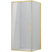 Душевой уголок Vincea Slim VSR-4SLP9010CLG 100x90 брашированное золото/прозрачное