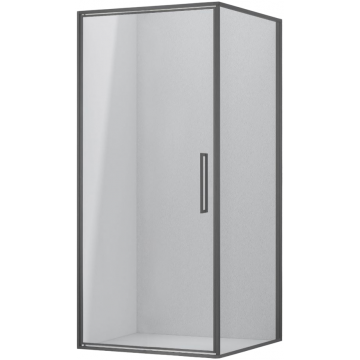 Душевой уголок Vincea Slim VSR-4SLP9010CLGM 100x90 вороненая сталь/прозрачное