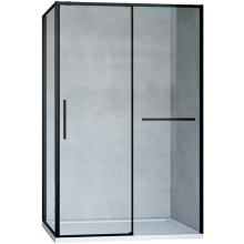 Душевой уголок Vincea Slim Soft VSR-1SS1010CLB 100x100 черный/прозрачное