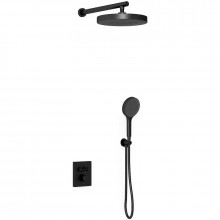 Душевая система Vincea Inspire VSFW-3I21MT2MB с термостатом черный матовый