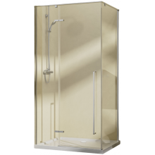 Душевой уголок Vincea Slim-N VSR-5SN1010CL 100x100 хром/прозрачное
