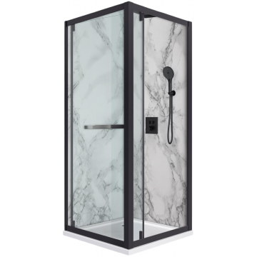 Душевой уголок Vincea Stile VSS-2ST9090CLB-L 90x90 черный/прозрачное
