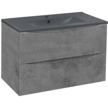 Тумба с раковиной Vincea Mia VMC-2MC750BT/VBS-13975MA 75 бетон