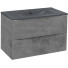 Тумба с раковиной Vincea Mia VMC-2MC750BT/VBS-13975MA 75 бетон