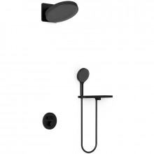 Душевая система Vincea Inspire VSFW-3I22MT3RMB с термостатом черный матовый