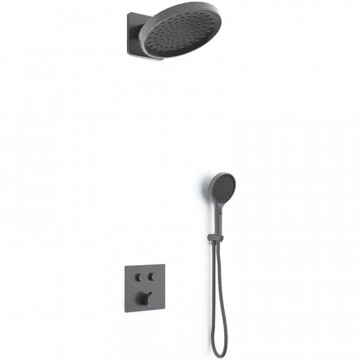 Душевая система Vincea Inspire VSFW-421I3GM вороненая сталь