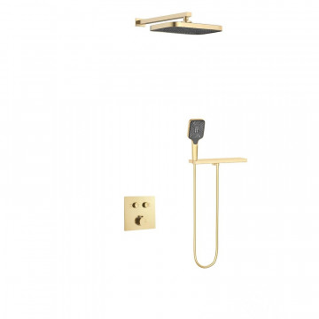 Душевая система Vincea VSFW-4211RBG брашированное золото