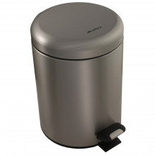 Урна Ksitex BGR-5M с педалью хром матовый