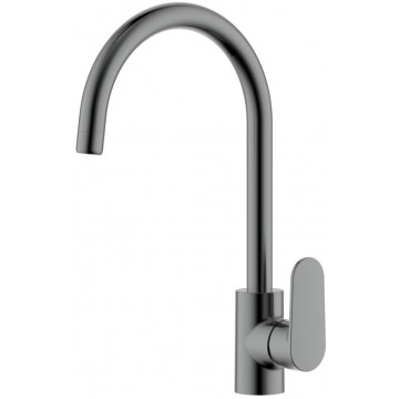 Смеситель для кухни Aquatek Ника AQ1882BGM оружейная сталь