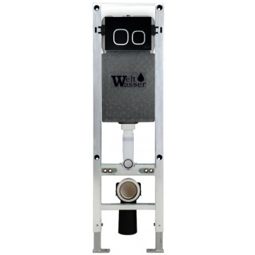 Инсталляция для подвесного унитаза Weltwasser WW Amberg 350 ST BL 10000008212 с черной кнопкой