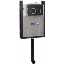 Смывной бачок Weltwasser WW Amberg 404 BL 10000009856 с черной кнопкой